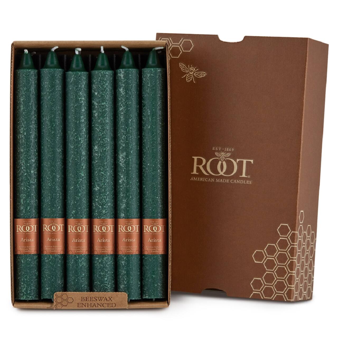 Root Candles 9&#x22; Unscented Timberline&#x2122; Arista&#x2122; Taper Candles, 12ct.